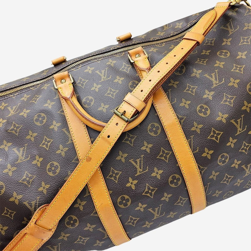 MONOGRAM CANVAS KEEPALL 55 BANDOULIERE