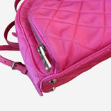 fuchsia nylon rygsæk
