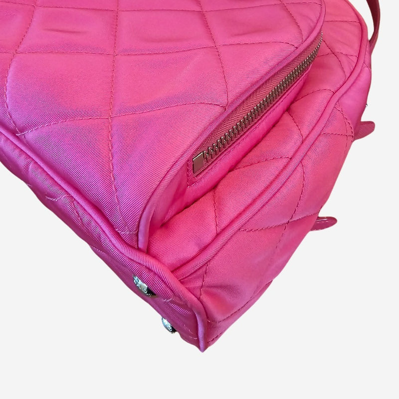 fuchsia nylon rygsæk