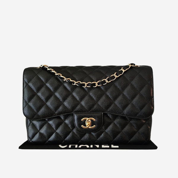 LARGE SORT CAVIAR CLASSIC DOUBLE FLAP