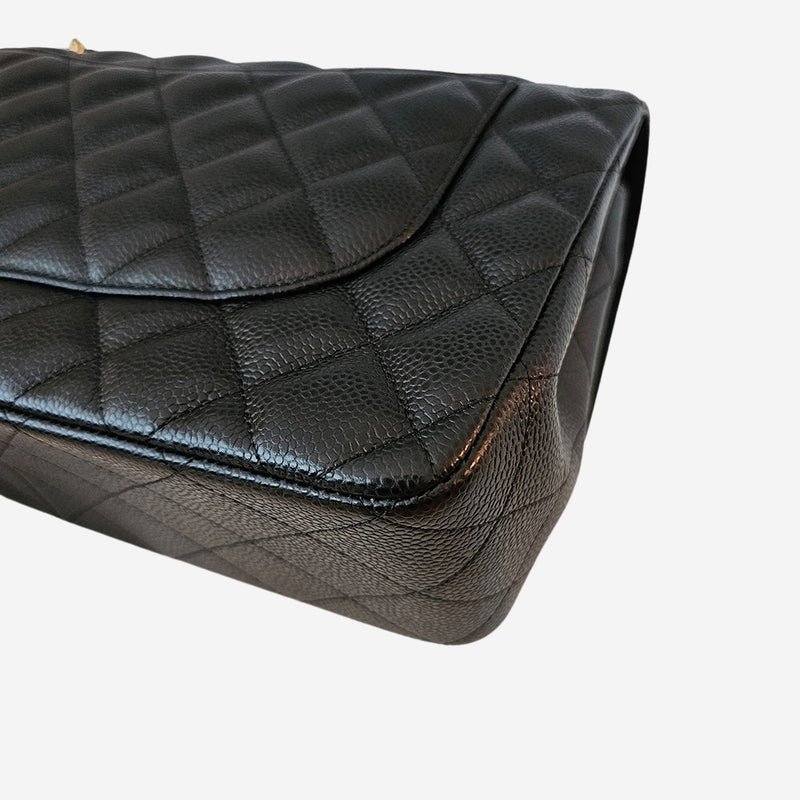 LARGE SORT CAVIAR CLASSIC DOUBLE FLAP