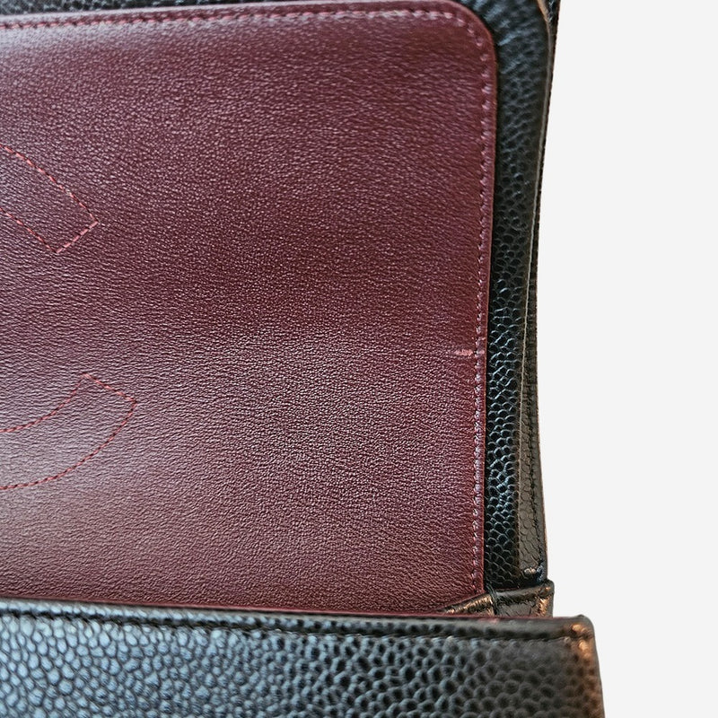 LARGE SORT CAVIAR CLASSIC DOUBLE FLAP