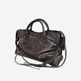 Mørkebrun city bag
