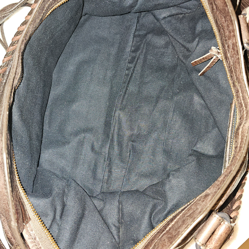 Mørkebrun city bag