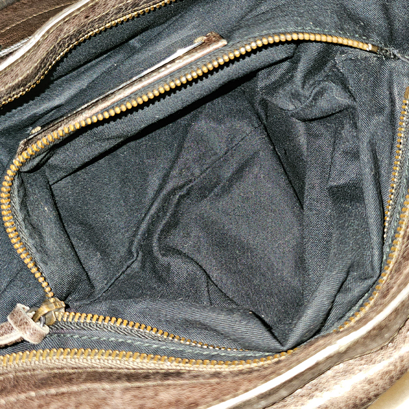 Mørkebrun city bag