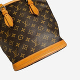 Monogram canvas bucket pm