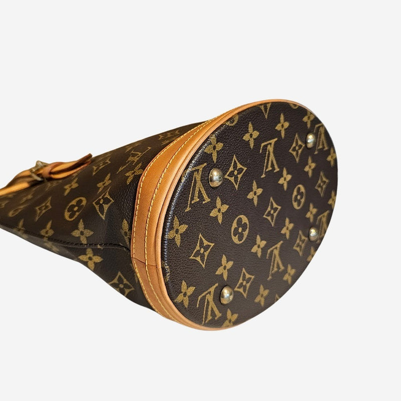Monogram canvas bucket pm