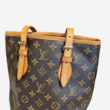 Monogram canvas bucket pm