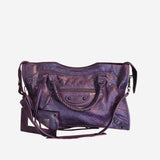 mørklilla CITY BAG