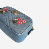 Blå denim GG marmont Small