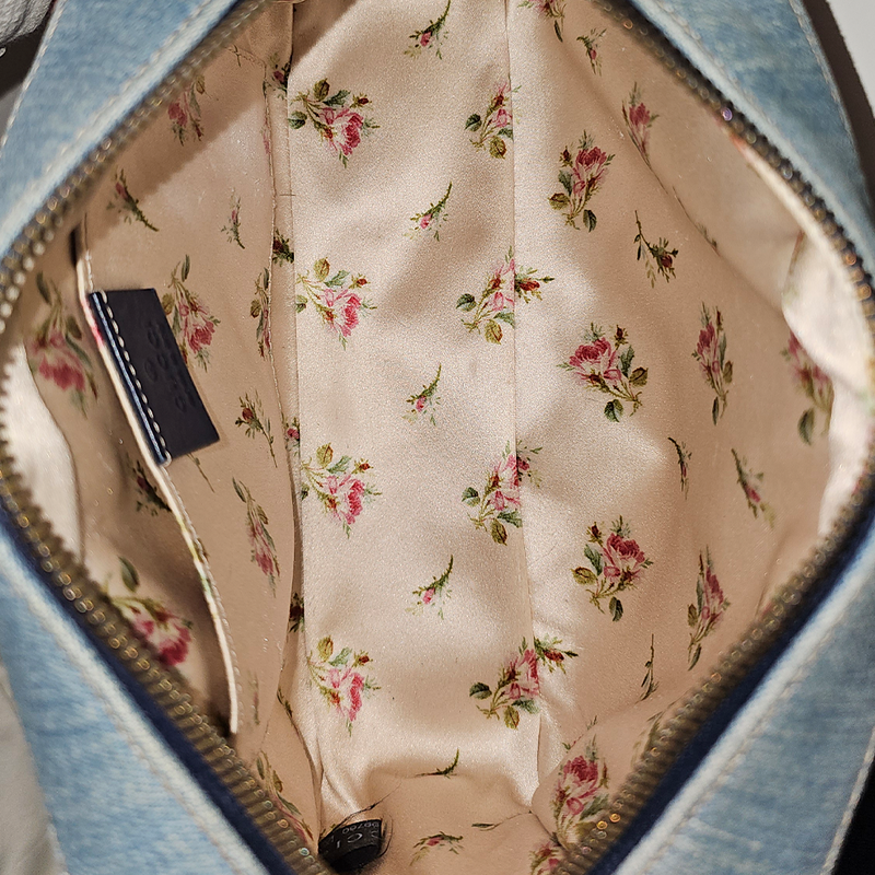 Blå denim GG marmont Small