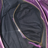 mørklilla CITY BAG