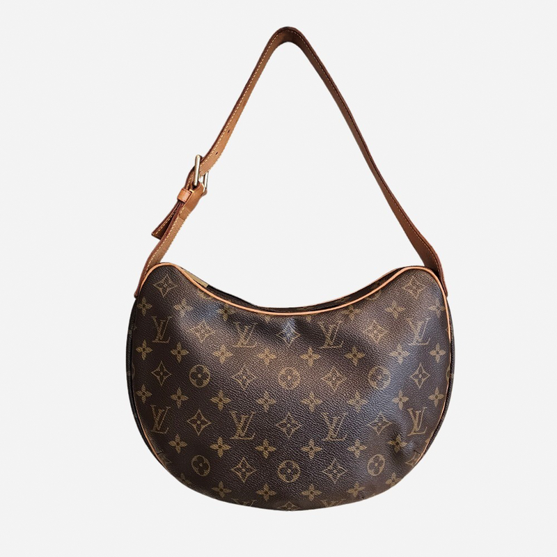 MONOGRAM CANVAS CROISSANT MM