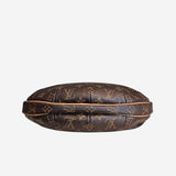 MONOGRAM CANVAS CROISSANT MM