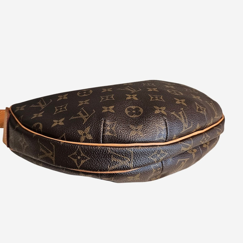 MONOGRAM CANVAS CROISSANT MM