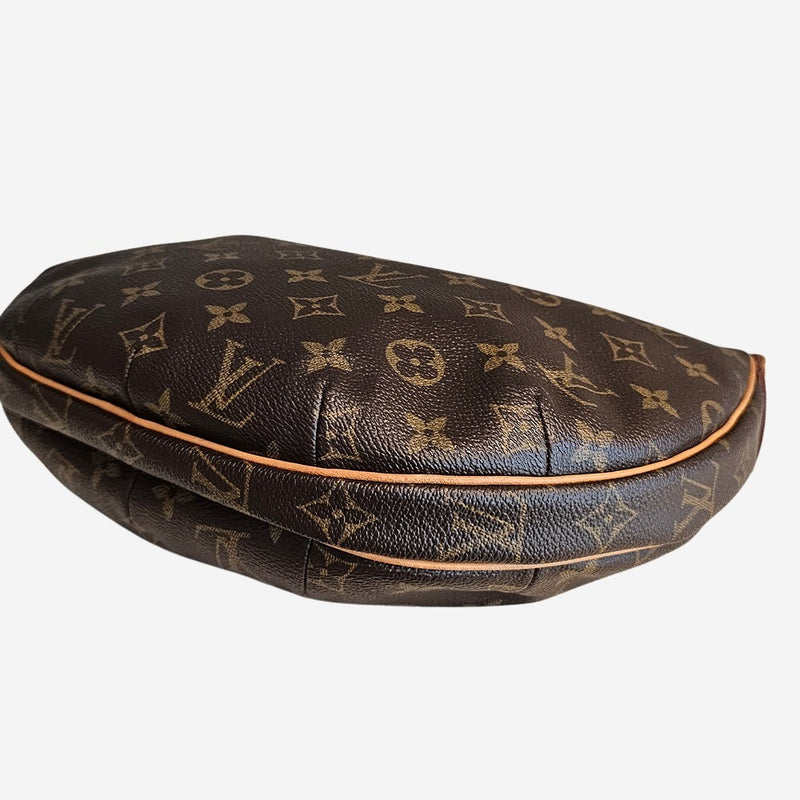 MONOGRAM CANVAS CROISSANT MM