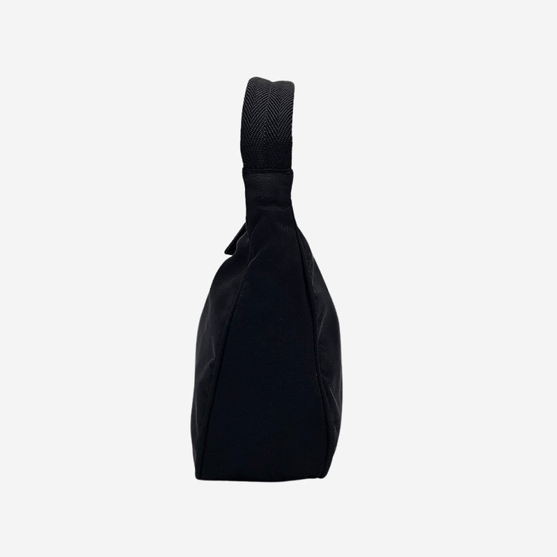 Sort Nylon Hobo