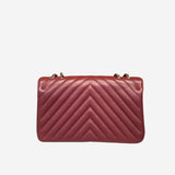 Chevron bordeaux full flap