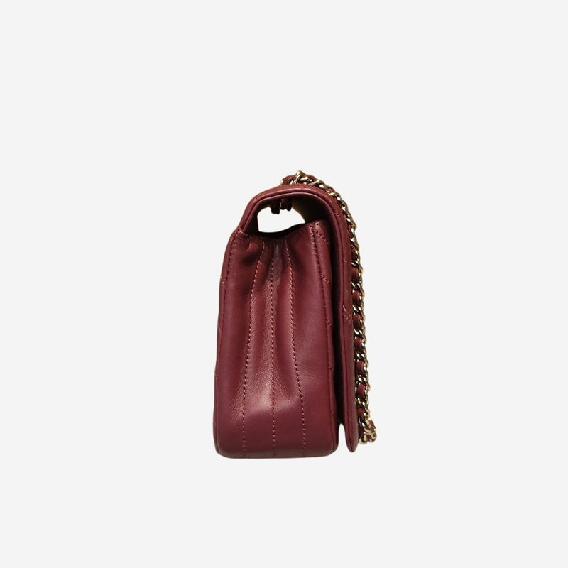 Chevron bordeaux full flap