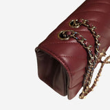 Chevron bordeaux full flap