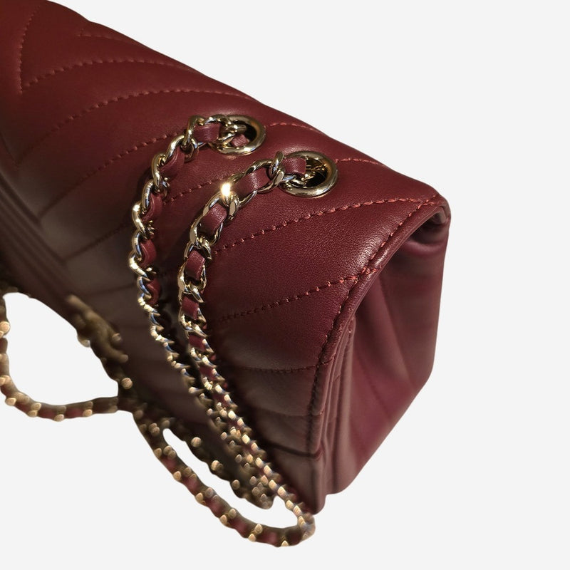Chevron bordeaux full flap