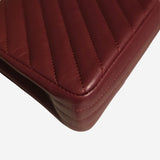 Chevron bordeaux full flap