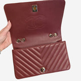 Chevron bordeaux full flap