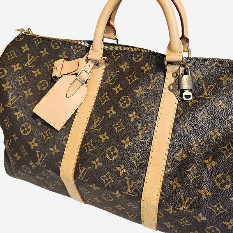 MONOGRAM CANVAS KEEPALL 50