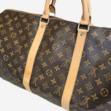 MONOGRAM CANVAS KEEPALL 50