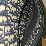 Oblique Jacquard saddle bag