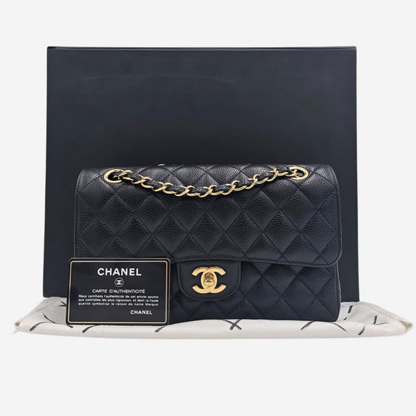 CAVIAR SMALL CLASSIC DOUBLE FLAP