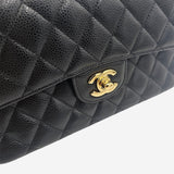 CAVIAR SMALL CLASSIC DOUBLE FLAP