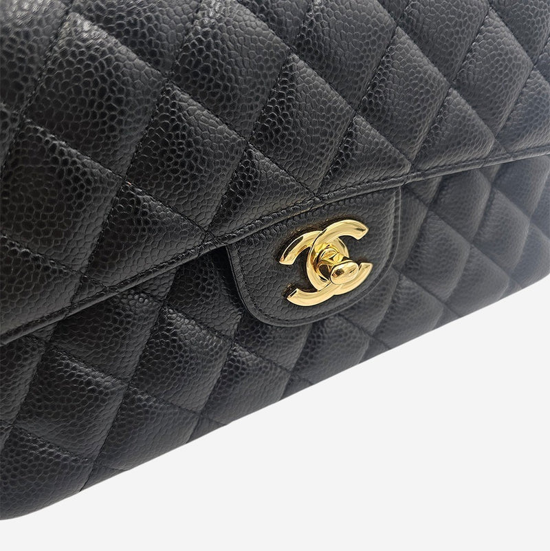 CAVIAR SMALL CLASSIC DOUBLE FLAP