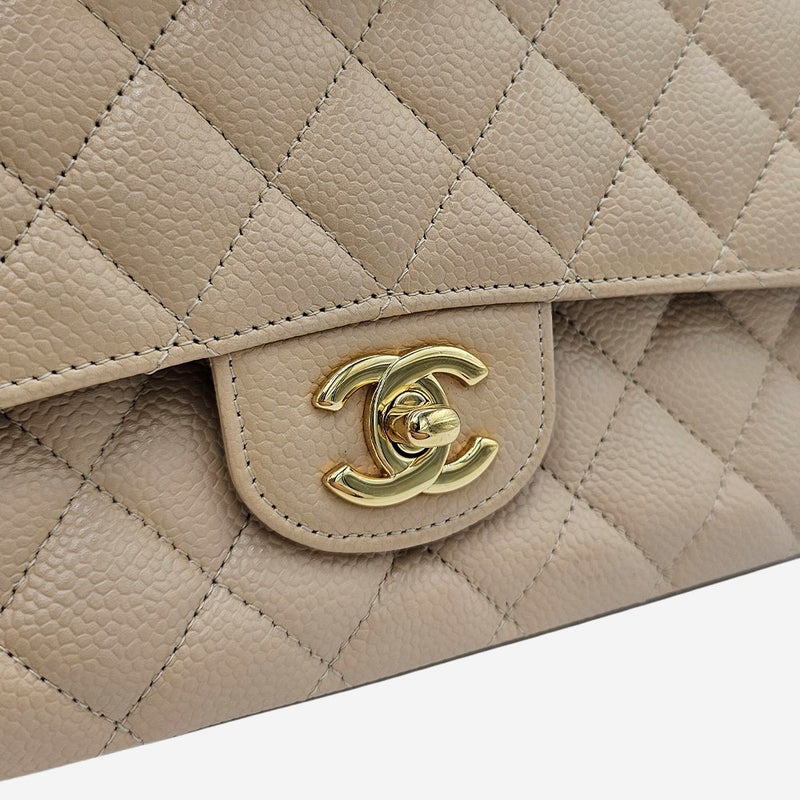 CAVIAR MEDIUM CLASSIC DOUBLE FLAP