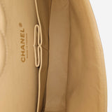 Beige CLASSIC DOUBLE FLAP SMALL