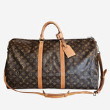 MONOGRAM CANVAS KEEPALL 55 BANDOULIERE