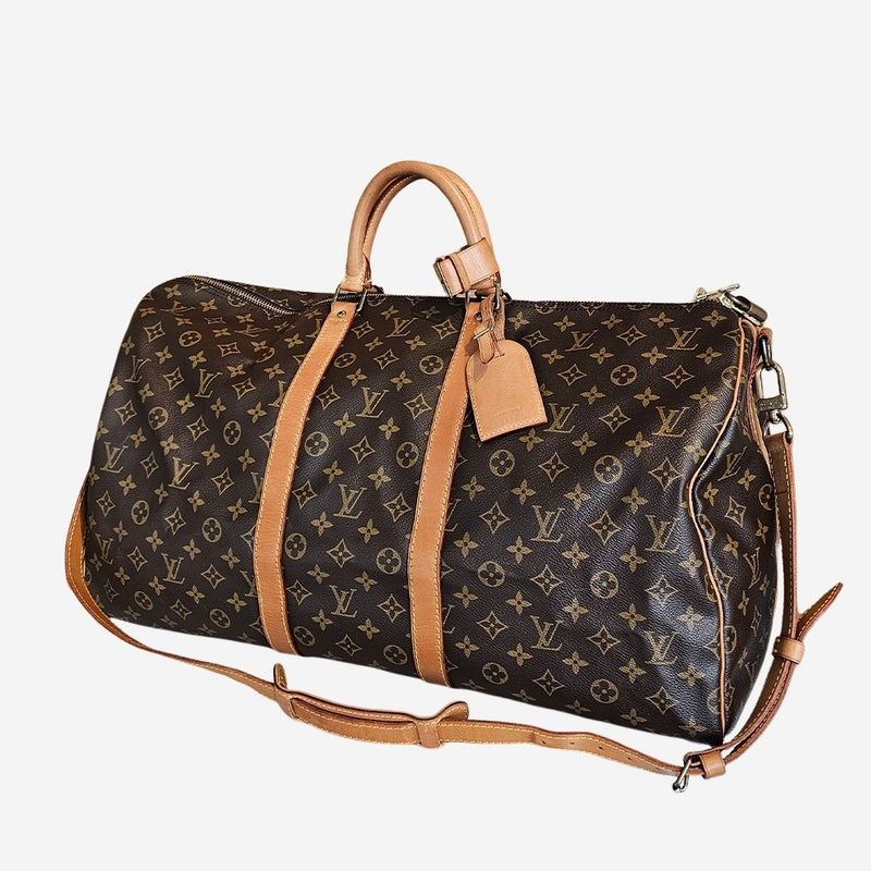 MONOGRAM CANVAS KEEPALL 55 BANDOULIERE
