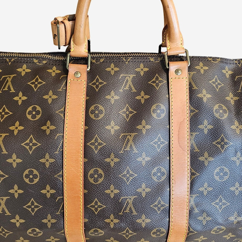 MONOGRAM CANVAS KEEPALL 55 BANDOULIERE
