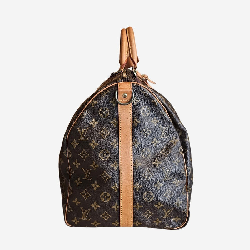 MONOGRAM CANVAS KEEPALL 55 BANDOULIERE