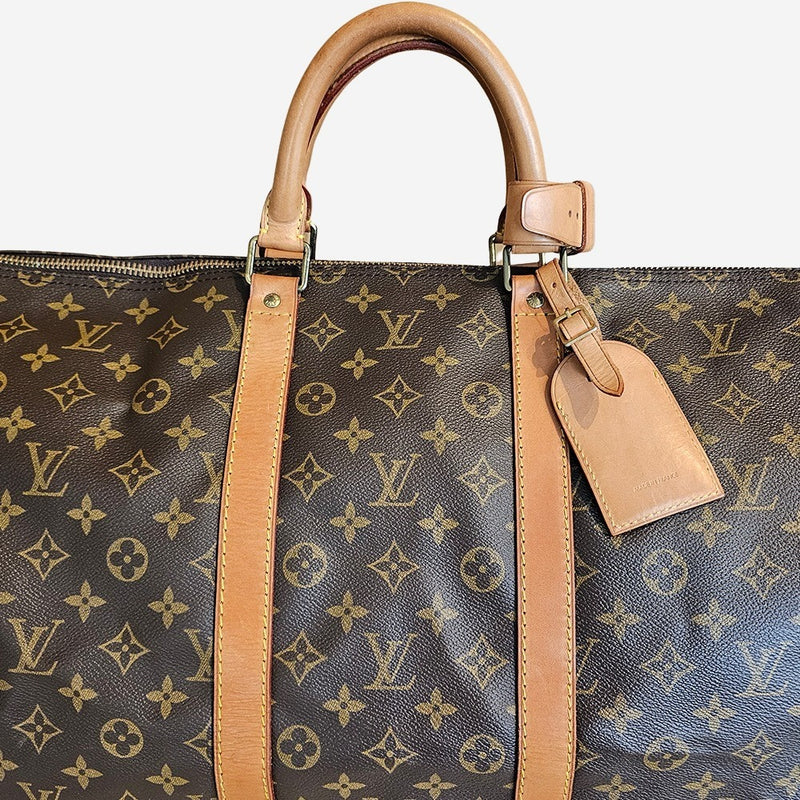 MONOGRAM CANVAS KEEPALL 55 BANDOULIERE