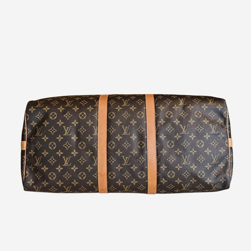MONOGRAM CANVAS KEEPALL 55 BANDOULIERE