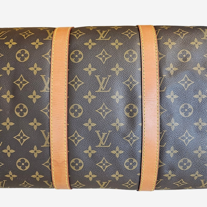 MONOGRAM CANVAS KEEPALL 55 BANDOULIERE