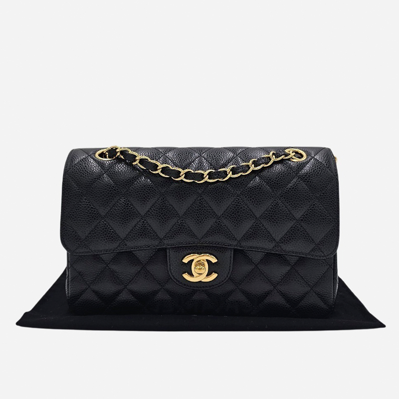 CAVIAR SMALL CLASSIC DOUBLE FLAP