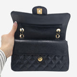CAVIAR SMALL CLASSIC DOUBLE FLAP