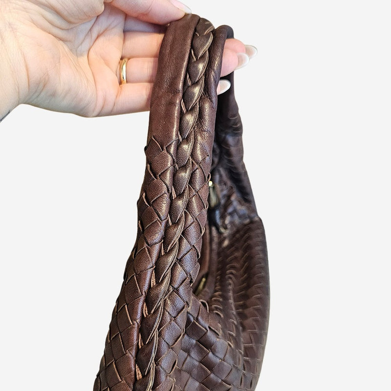 MEDIUM BRUN CLASSIC VENETA HOBO