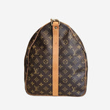 MONOGRAM CANVAS KEEPALL 60 BANDOULIERE