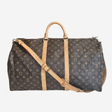 MONOGRAM CANVAS KEEPALL 55 BANDOULIERE