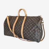 MONOGRAM CANVAS KEEPALL 55 BANDOULIERE