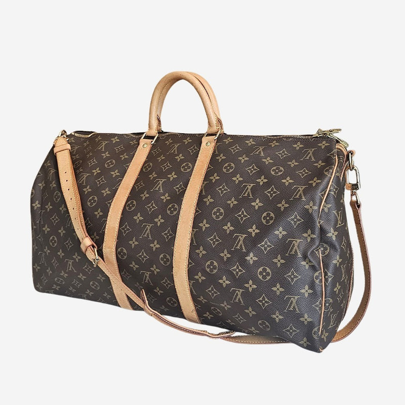 MONOGRAM CANVAS KEEPALL 55 BANDOULIERE