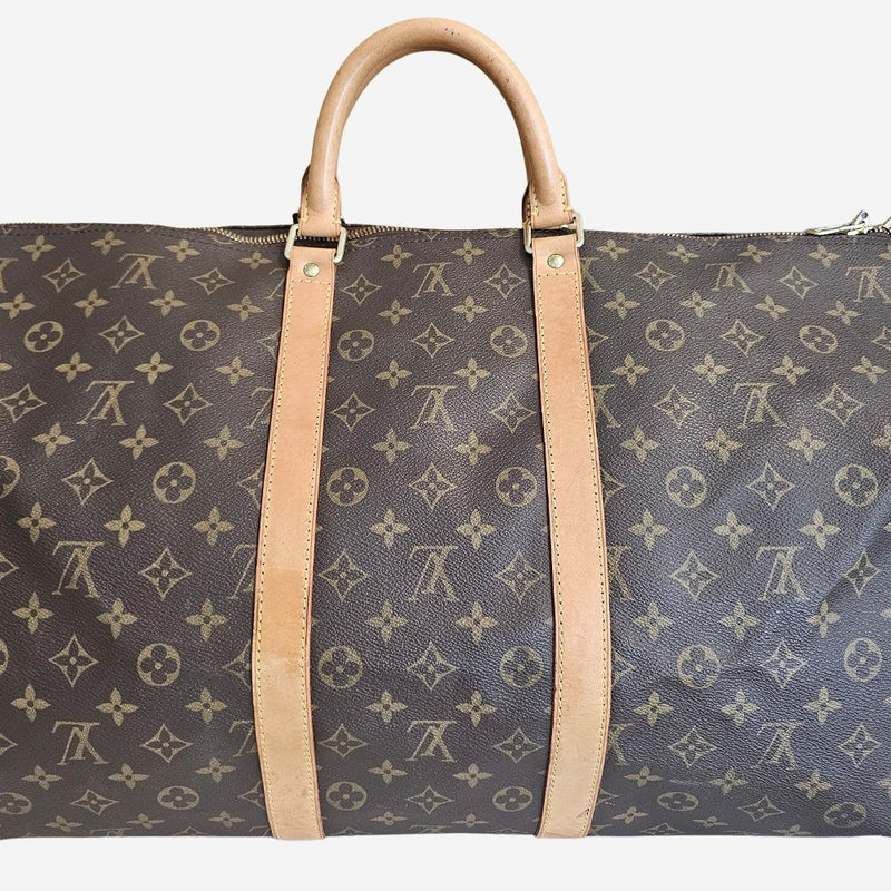 MONOGRAM CANVAS KEEPALL 55 BANDOULIERE